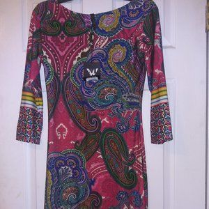 White Mark Multi Color Dress